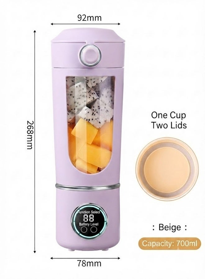APEX Portable Blender Electric Juicer Fruit Mixers  Rechargeable Smoothie Mini Blender Personal Juicer - Image 3