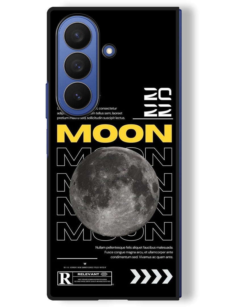 Theodor Case Compatible with Samsung Galaxy Z Fold 7 - 8 Inch Protection Shockproof Bumper Cover Moonn - Image 1