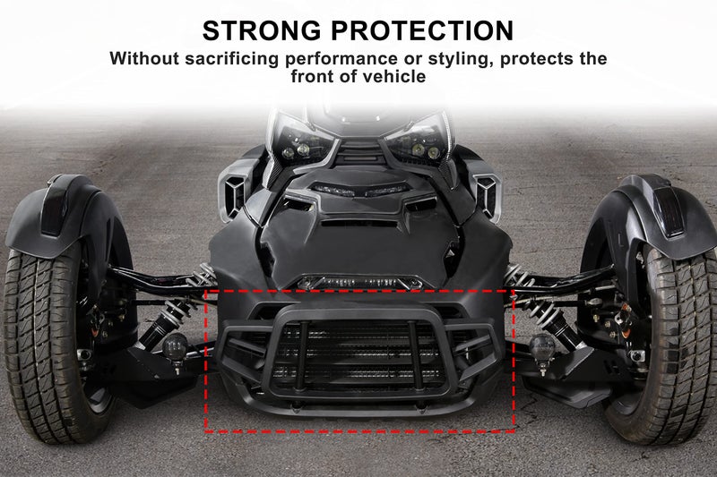 SAUTVS Front Bumper Guard Kit for Can-Am Ryker, Front Profile Bumper Guard Protector for Can Am Ryker 600 900 Sport & Rally Edition All Models Accessories; Replace #219401108 - Image 2