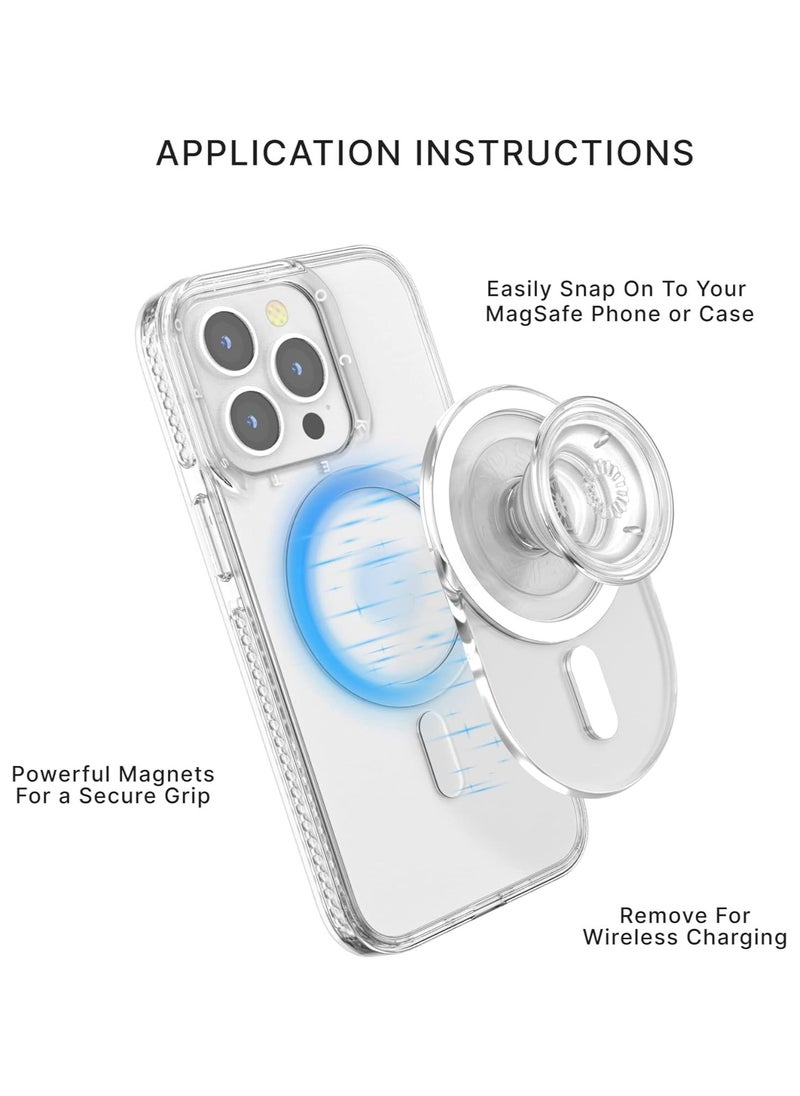 Casetify - EVA Phone Grip Stand Compatible with MagSafe, MagSafe Phone Grip Holder, Wireless Charging Compatible - Image 1