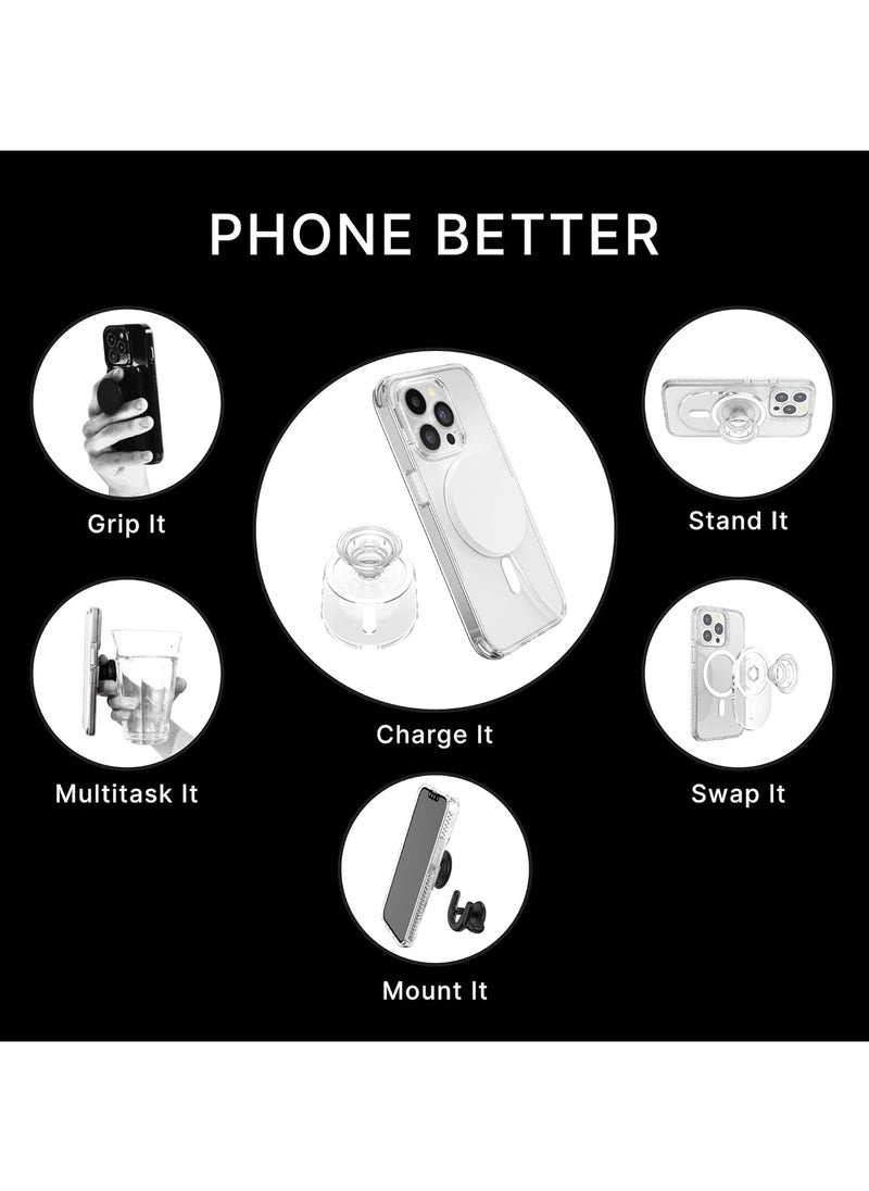 Casetify - EVA Phone Grip Stand Compatible with MagSafe, MagSafe Phone Grip Holder, Wireless Charging Compatible - Image 1
