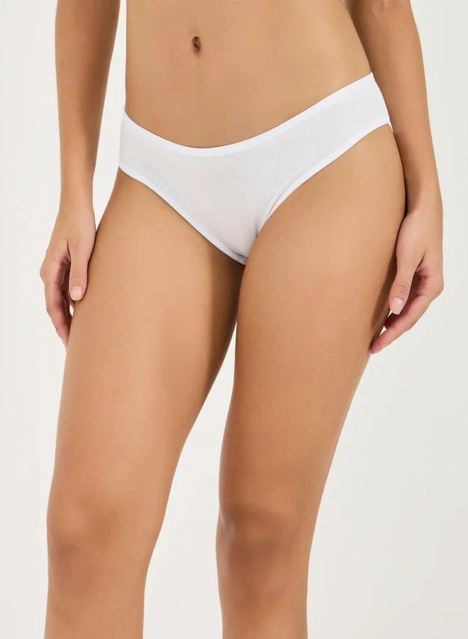 Styli Pack of 3 - Sport Text Elastic Cotton Bikini Brief