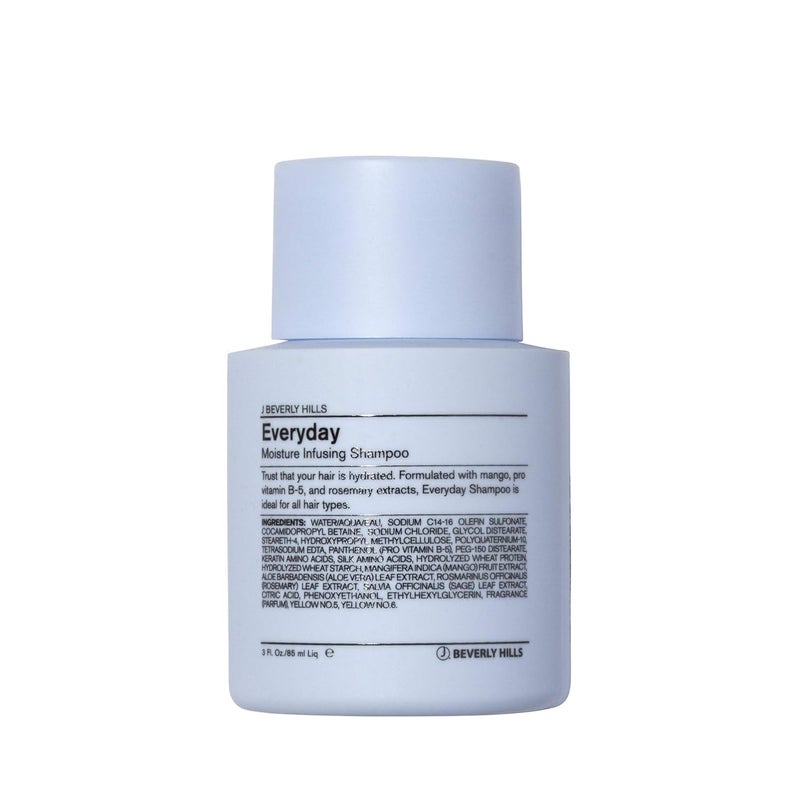 J Beverly Hills J Beverly Hills Blue Everyday Moisturizing Shampoo with Eucalyptus Oil for Hair Growth 3 Oz 12 Oz 32 Oz 