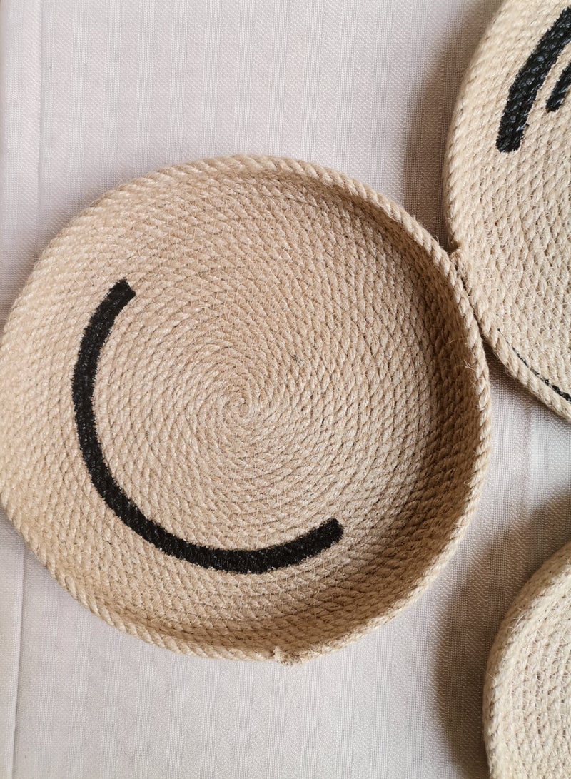 Boho decore /Boho jute wall art set 3 pcs - Image 3