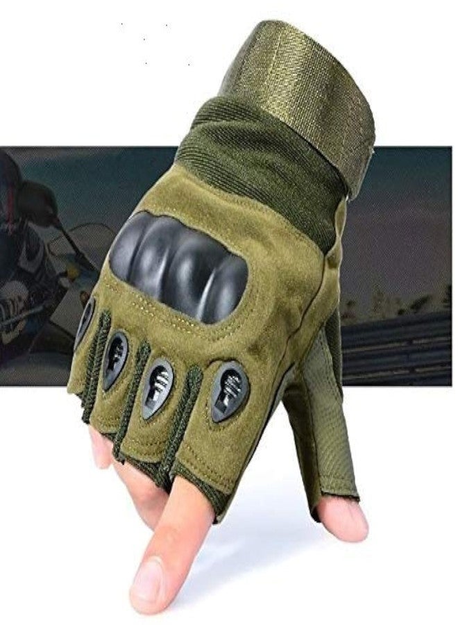 TENDSY Gym Gloves for Men & Women | Workout Gloves with Wrist Support & Rubber Padded Palm | Weight Lifting Gloves with Straps for Heavy Lifting & Deadlifts - Free Size (Green) - Image 1