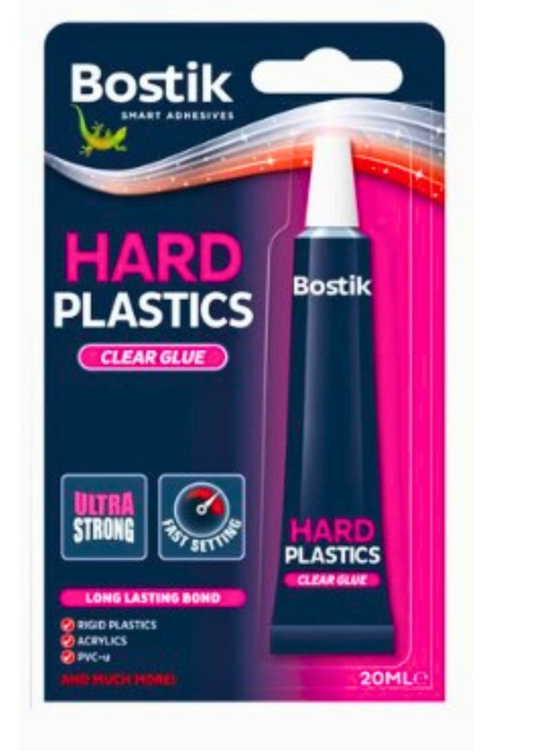 Bostik Ultra Strong Clear Glue For Hard Plastics 20ml Content - Image 1