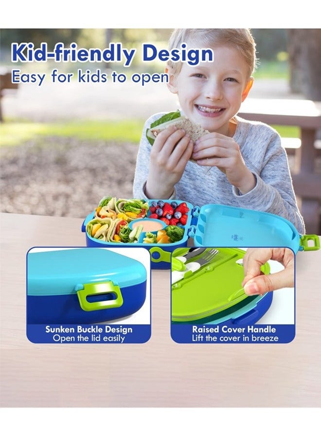 Lunch Box, With Four Compartments, Detachable Tray, Leak Proof, Portable Bento Box, Suitable For Making A Healthy Lunch Or Going Out To Carry Food - Image 4