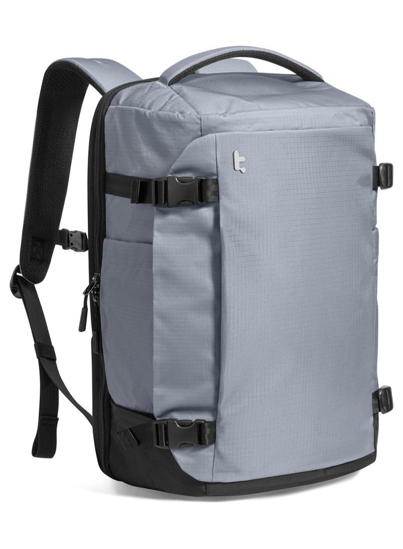 Tomtoc Navigator-T66 Liteway 40L Travel Backpack – TSA-Friendly Carry-On Luggage, Water-Resistant Lightweight Business Rucksack, Fits 17.3-Inch Laptop, Durable Weekender Daypack - Image 1