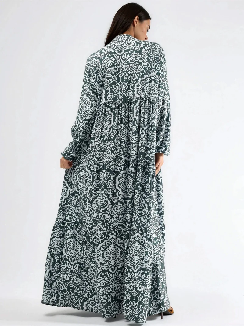هيكاب Comfortable Patterned Maxi Dress