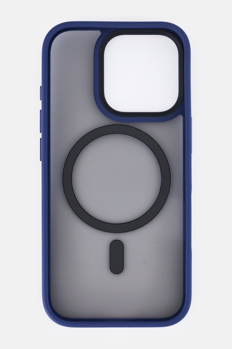 LEVELO iPhone 16 Pro Magsafe Matte Protective Case, Navy - Image 3