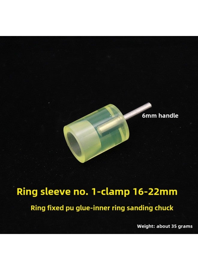 Jade Jade Agate Ring Bracelet Tapered Silicone Inner And Outer Ring Polishing Shaping Polishing Fixed Glue Stick Tool-Model:Ring Sleeve No. 1-clamp 16-22mm - Image 1