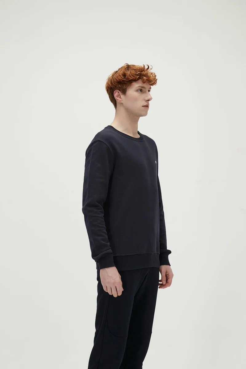Bad Bear Presage Crewneck Navy Blue Men's Sweatshirt 20.02.12.012-C07