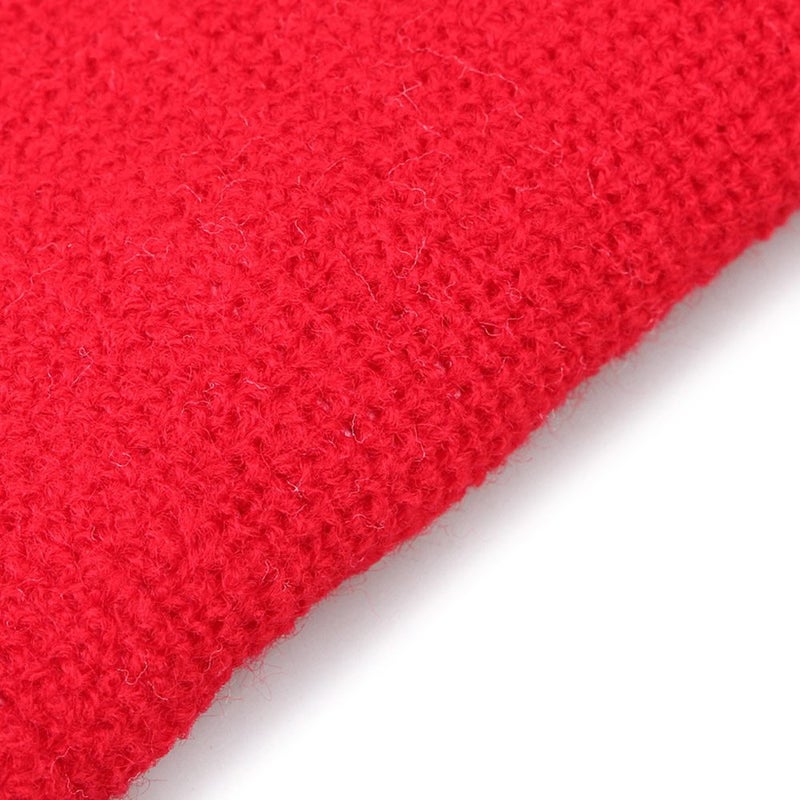 Mallofusa 10 Pack Colorful Sports Basketball Football Absorbent Wristband Party Outdoor Activity (Red) - Image 2