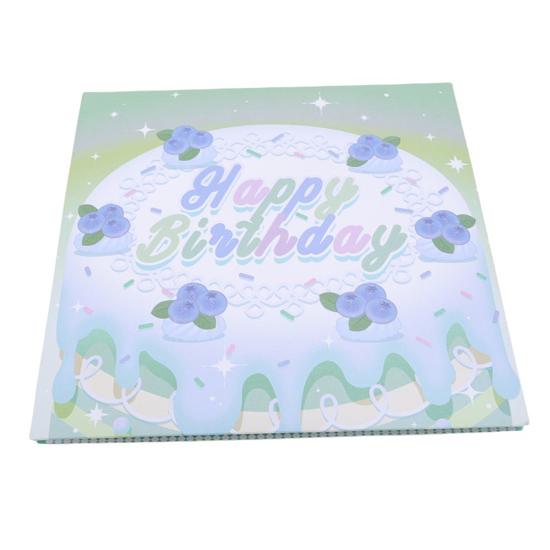 3D Pop Up Birthday Card Music LED Light Birthday Cake Firework Happy Birthday Greeting Card for Women Men Kids Wife Mom Husband Green - Image 5