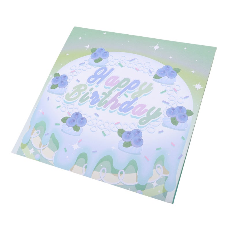 3D Pop Up Birthday Card Music LED Light Birthday Cake Firework Happy Birthday Greeting Card for Women Men Kids Wife Mom Husband Green - Image 2