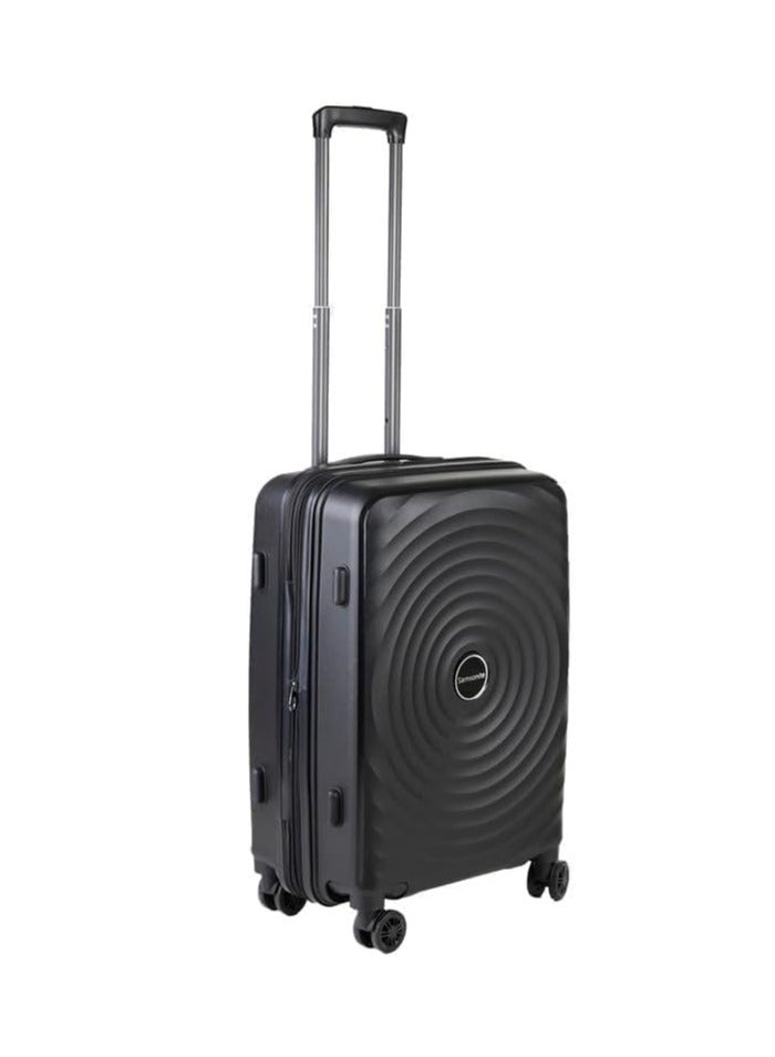 شنطة سفر 24 بوصة بعجلات دوارة - أسود - Image 4
