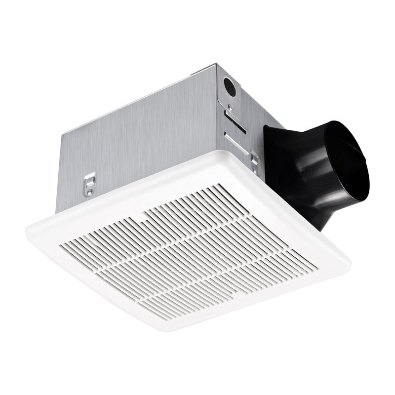 Tech Drive Super Quiet 110 CFM, 1.5 Sone Bathroom Ventilation and Exhaust Fan with Humidity Sensor, No Attic access Needed Installation, Ceiling Mounted Fan,White - Image 1