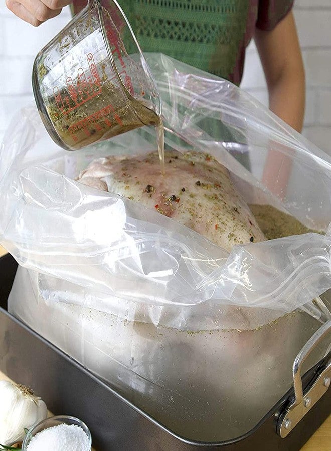 ECOOPTS 3 Counts Turkey Brining Bag by ECOOPTS | 26"×22" Extra Large | Thickened Brining Bag Holds Up to 35 Pounds | Double Zippers Seal | BPA Free (3 Brine bags) - Image 3