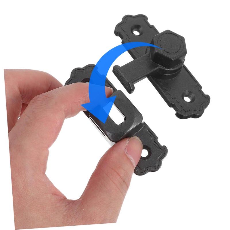 Sliding Door Lock 2 Pack Metal Security Bolt Latch Hardware Fastener Modern Design - Image 4