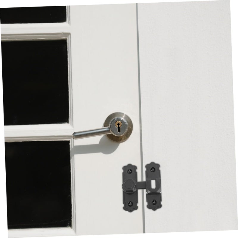 Sliding Door Lock 2 Pack Metal Security Bolt Latch Hardware Fastener Modern Design - Image 5