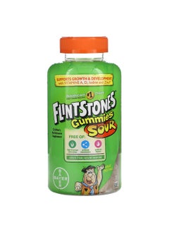 Flintstones Flintstones, Children's Multivitamin, Sour Gummies, 180 Gummies  - Image 1