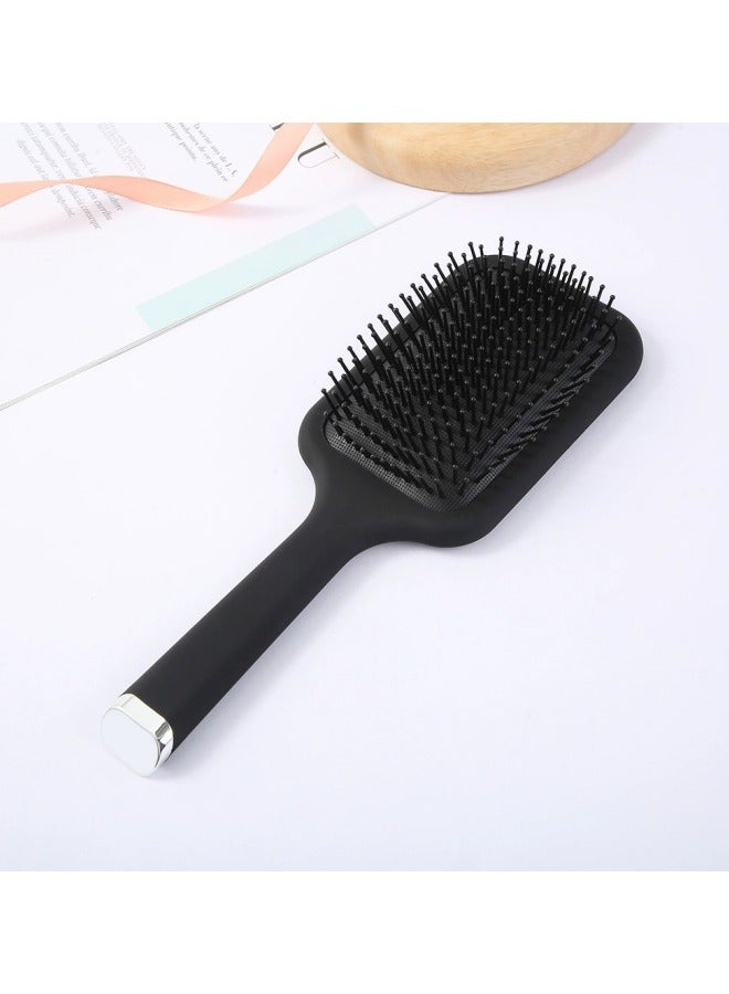فرشاة الشعر المجداف -فرشاة الشعر المفطورة للشعر الكثيف -قاعدة مسطحة واسعة لإنشاء تجفيف مستقيم وأنيق -وضع أسلوبكم، وفرشاة الأمواج، وإضافة نسيج - Image 2