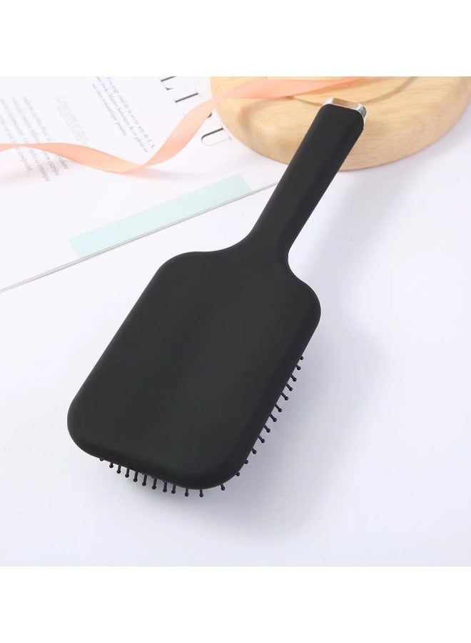فرشاة الشعر المجداف -فرشاة الشعر المفطورة للشعر الكثيف -قاعدة مسطحة واسعة لإنشاء تجفيف مستقيم وأنيق -وضع أسلوبكم، وفرشاة الأمواج، وإضافة نسيج - Image 4