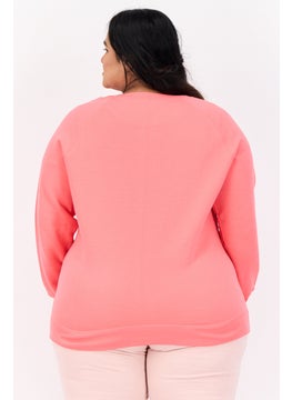 Champion Women Sportwear Fit Long Sleeves Training Hoodie, Pink  - Image 2