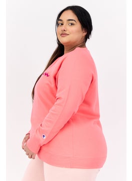Champion Women Sportwear Fit Long Sleeves Training Hoodie, Pink  - Image 3
