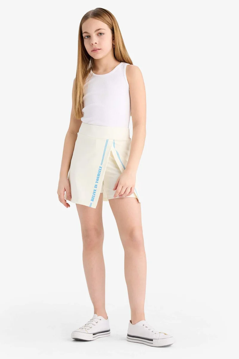 ديفاكتو Girl Printed Skort