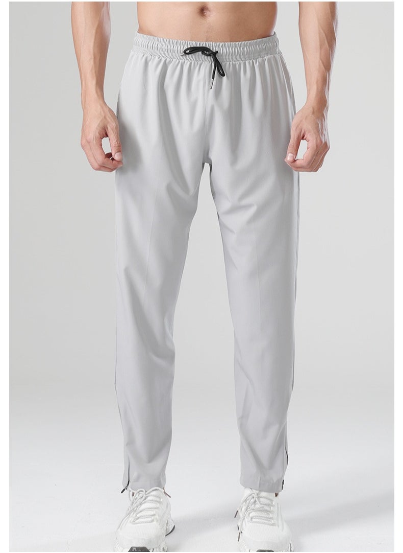 UTDOORWEAR - بنطال رياضي رجالي للربيع والخريف فائق النحافة وسريع الجفاف ورياضي للجري واللياقة البدنية - Image 1