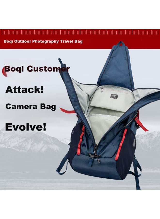 Vsgo Pocket Ranger Outdoor Photography Travel Backpack, Camera Bag For Men And Women, Lightweight Hiking Backpack, Navy Blue, 25l - Image 1