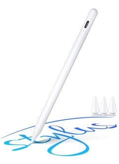 Generic Pen for iPad Apple Pencil USB C, Stylus Pen for iPad 10th/9/8/7/6th Gen/iPad Pro 12''/12.9''/11"/iPad Mini 6/5th Gen/iPad Air 13"/11"/6/5/4/3rd Gen, Precise Control, Magnetic  - Image 1