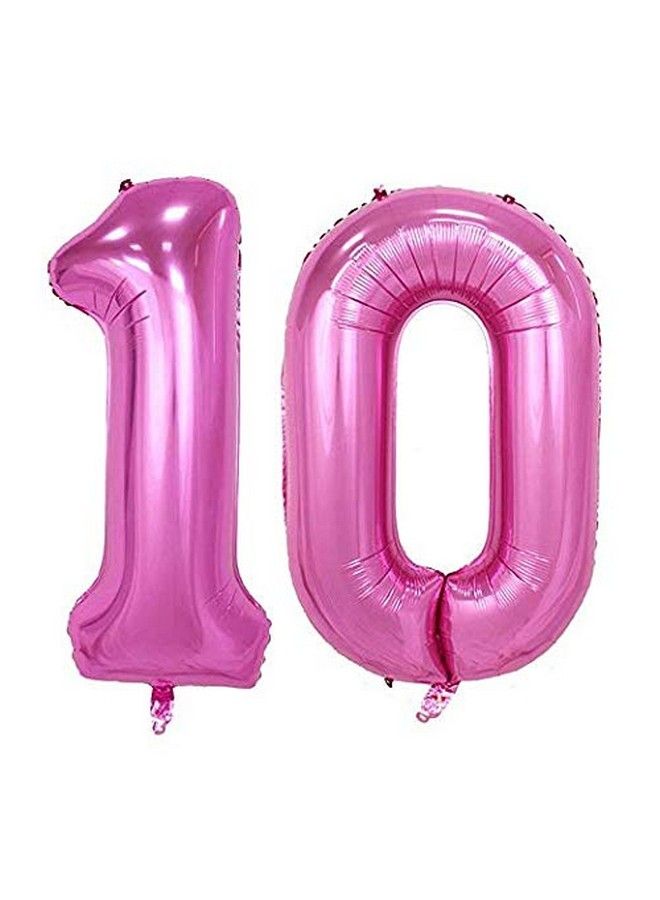 Tellpet Pink Number 10 Balloon, 40 Inch - Image 2