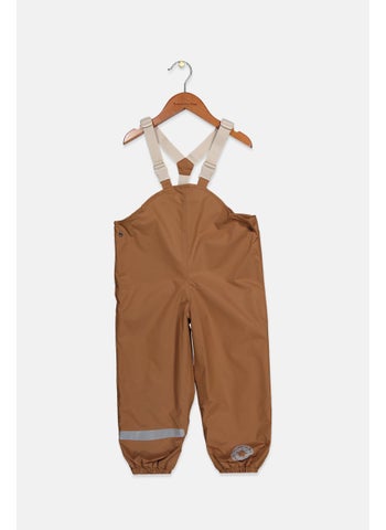 Toddlers Girl Pull On Plain With Suspender Rain Pants, Brown - pzsku/ZC4751EC7B07D3416E47FZ/45/1747056631/ebe8c0fe-9afa-4cc5-8fd5-567836d13a49