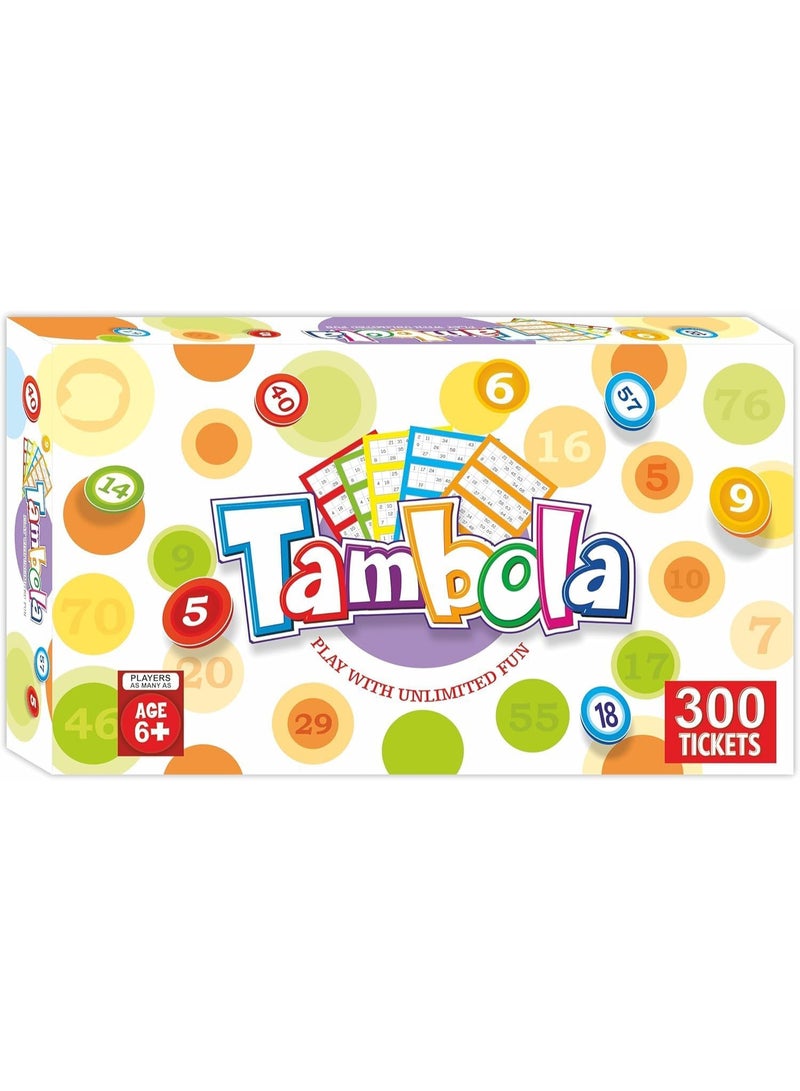 Tambola Housie Game Set – 300 Tickets with 90 Plastic Tokens Multicolor Board Game for Family, Parties and Kids & Adults Entertainment - Image 4