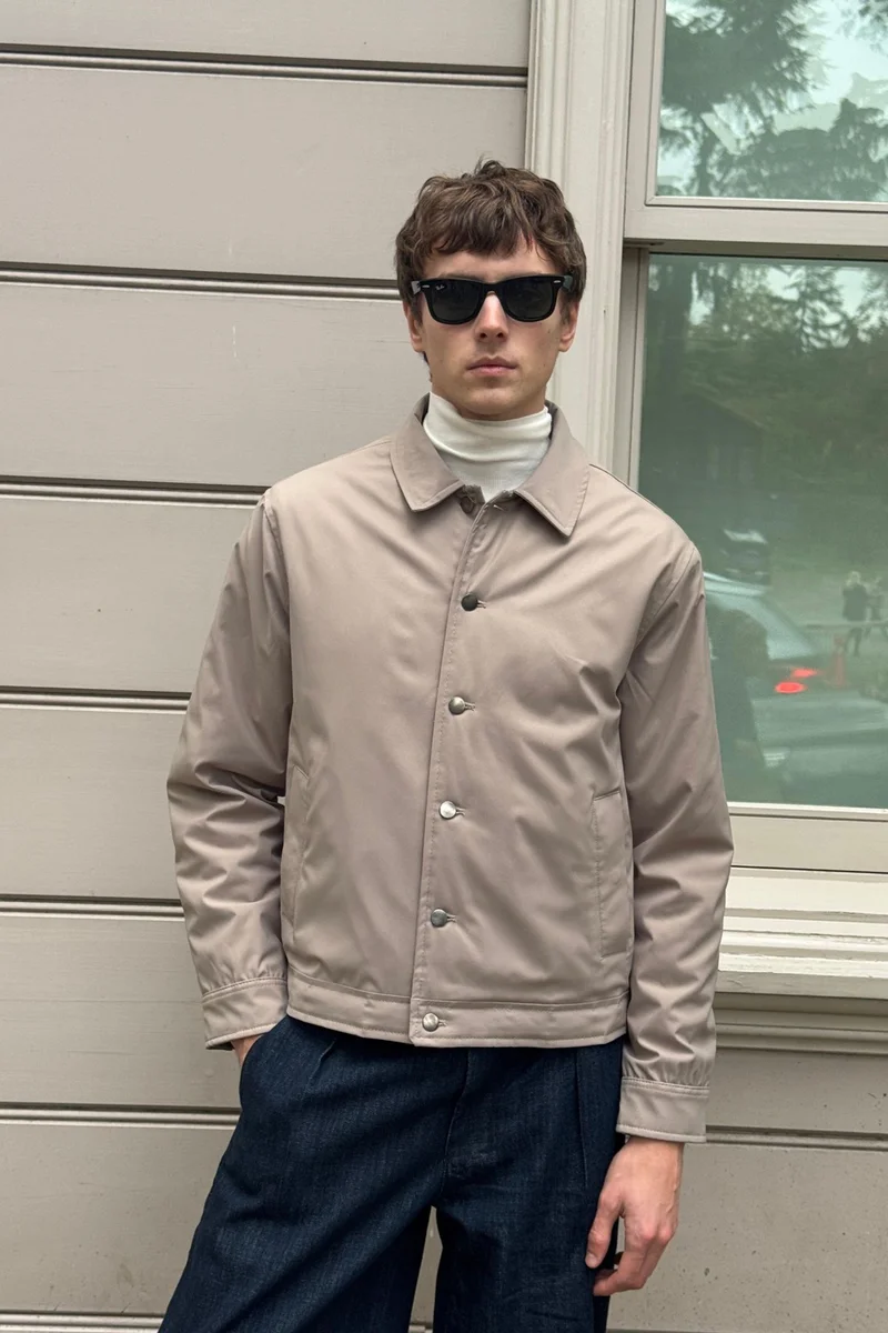 دانجر Danger Straight Fit Button Front Jacket