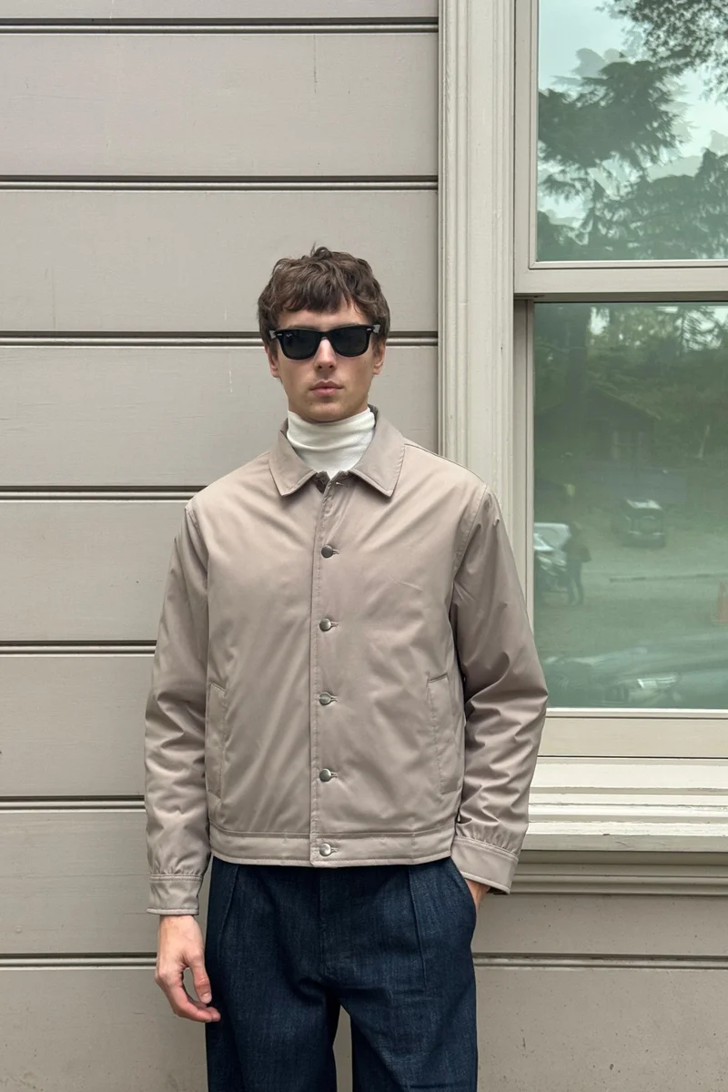 دانجر Danger Straight Fit Button Front Jacket