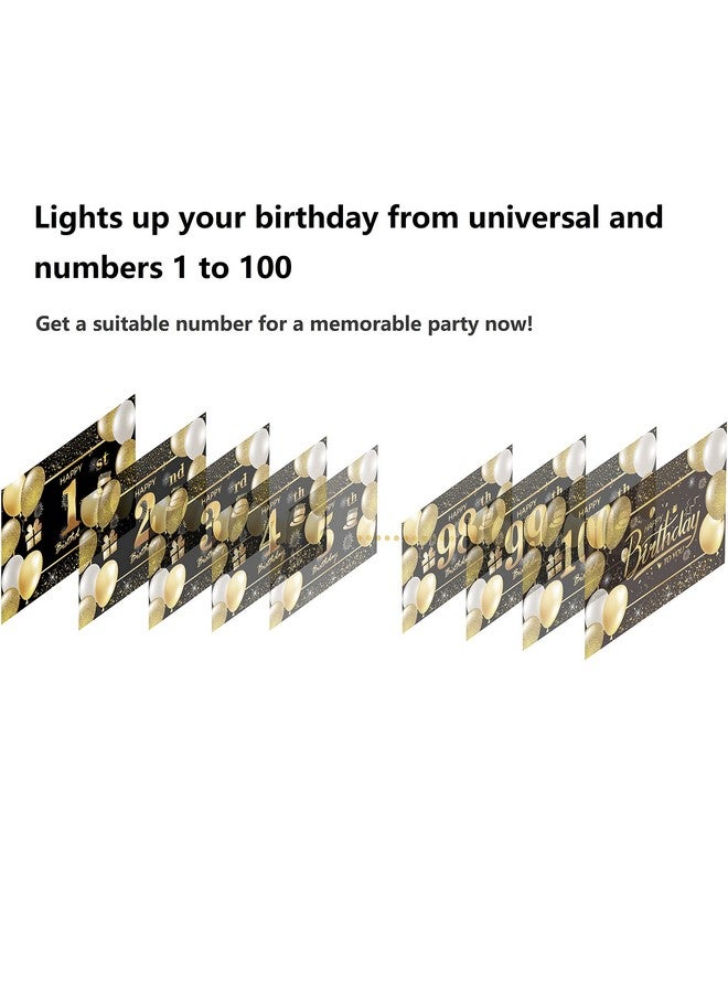 IMISI 81st Happy Birthday Banner - Men's Birthday Party Decorations & Backdrop - Image 5