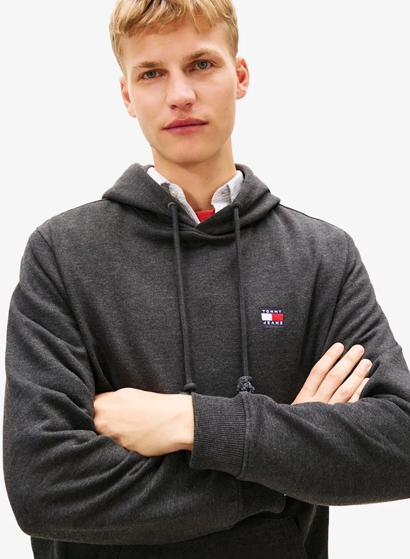 Tommy Jeans  Tonal Tommy Badge Terry Hoody for Men | Best Price UAE