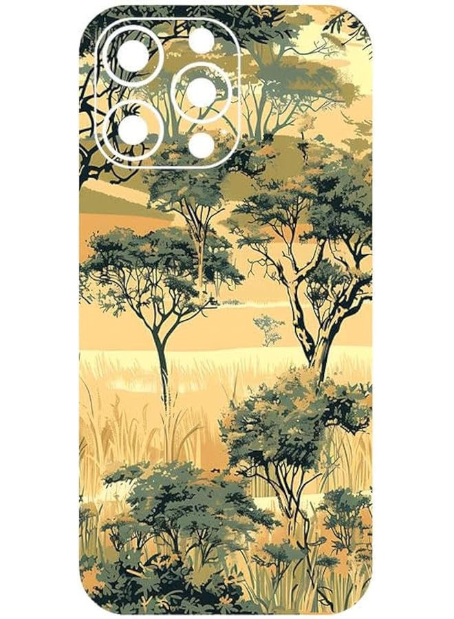 274 ملصق حماية خلفي للهاتف المحمول مموه لهاتف Iphone 16 Pro Max ليس غطاء