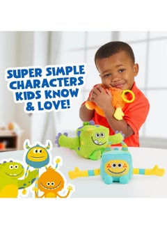 WowWee Simple Wowwee Sensory Plush Monsters Dewey (Orange) With 5+ Sensory Features (Ages 0+)  - Image 4