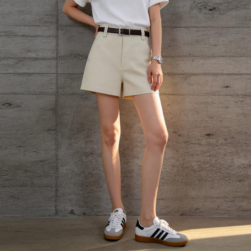 Women's High-Waist Cargo Shorts Straight Leg - Image 4