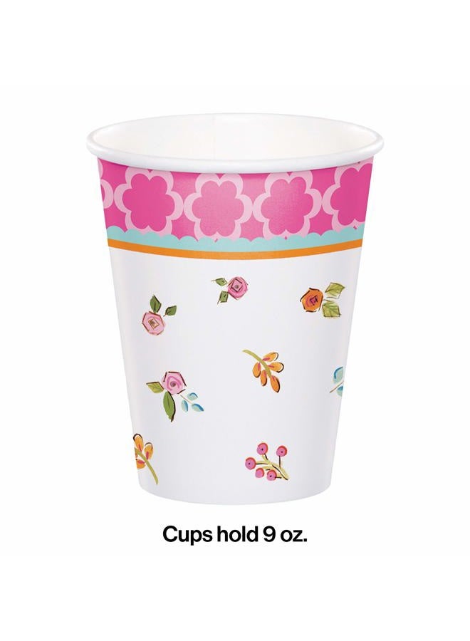 CREATIVE CONVERTING 8 Count Paper Cups, Tea Time - Image 2