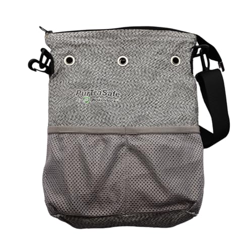 Prokevlock PurTraSafe Anti-Theft Crossbody Purse, UHMWPE & HPPE level V Material, Gray, Portable Key Lock Storage Purse for Travel, Camping, Pool, Beach, and More - Image 1