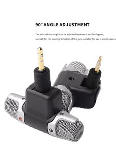 Excefore Mini Stereo Condenser Microphone, Omnidirectional Condenser Microphone with 3.5mm Gold-plating Plug Jack for PC Laptop MD Camera  - Image 4