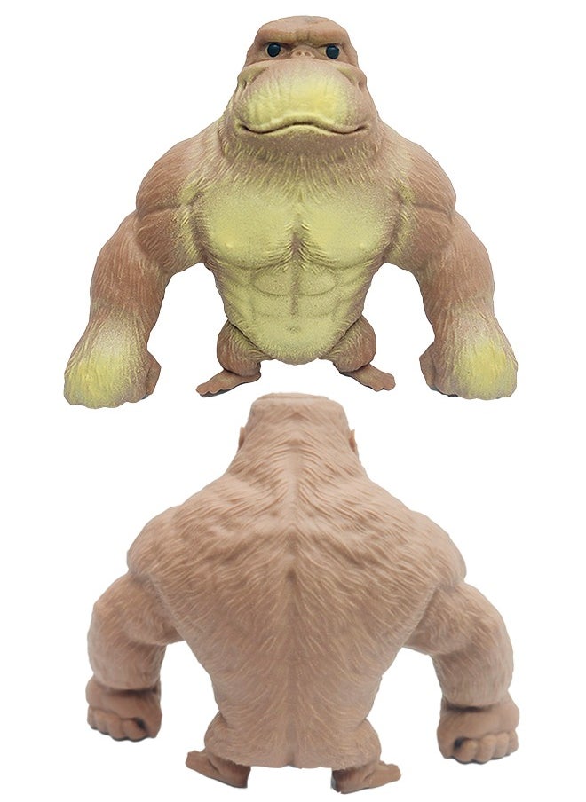 WooFree Brown Gorilla Stress Relief Toy Sensory Toy for Anxiety ADHD and Autism  - Image 2