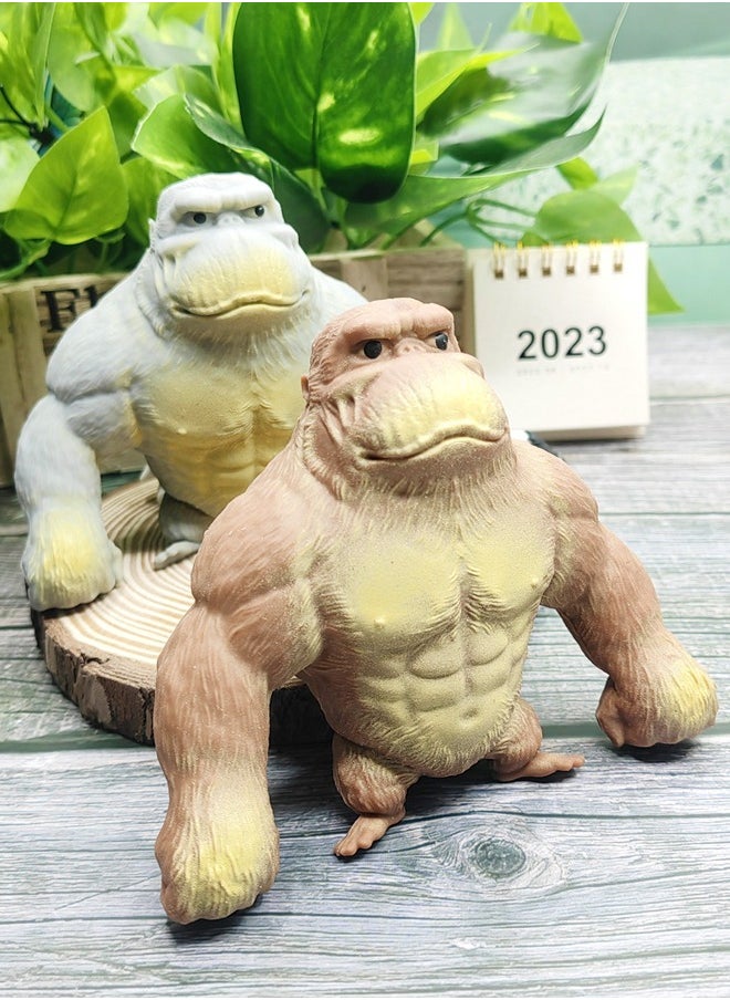 WooFree Brown Gorilla Stress Relief Toy Sensory Toy for Anxiety ADHD and Autism  - Image 4