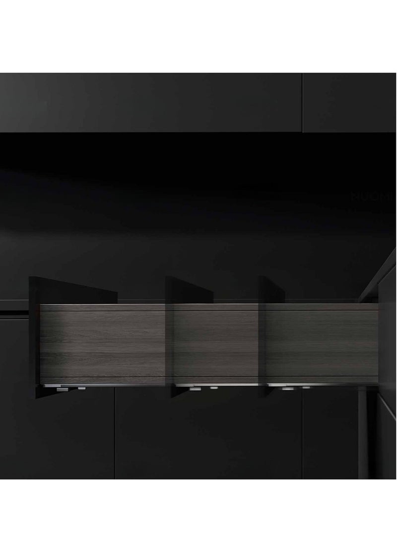STARKE - Concealed Damping Drawer Slides, Galvanized Heavy Duty Rust Resistant Plate Drawer Slides 30kg Load Capacity for 540-550 mm Drawers 1.0/1.5/1.8mm Thick - 565 mm Minimum Cabinet Depth - Image 1