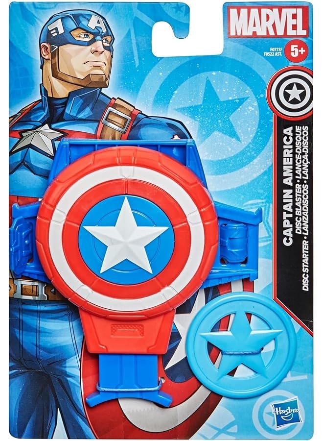 MARVEL Captain America Disc Blaster Role Play Hand Toy - Image 1